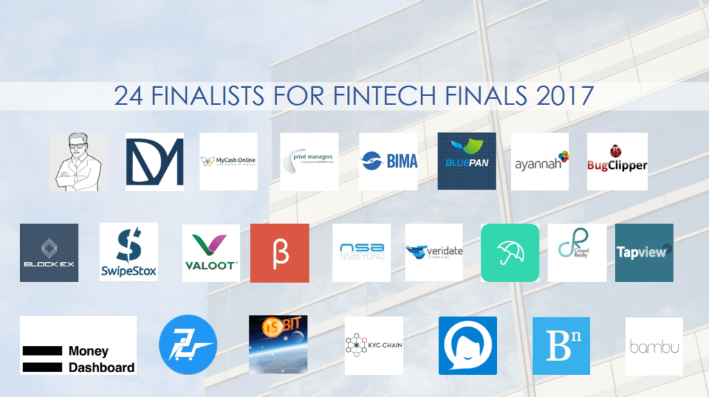 24 fintech finalist Hong kong 2017