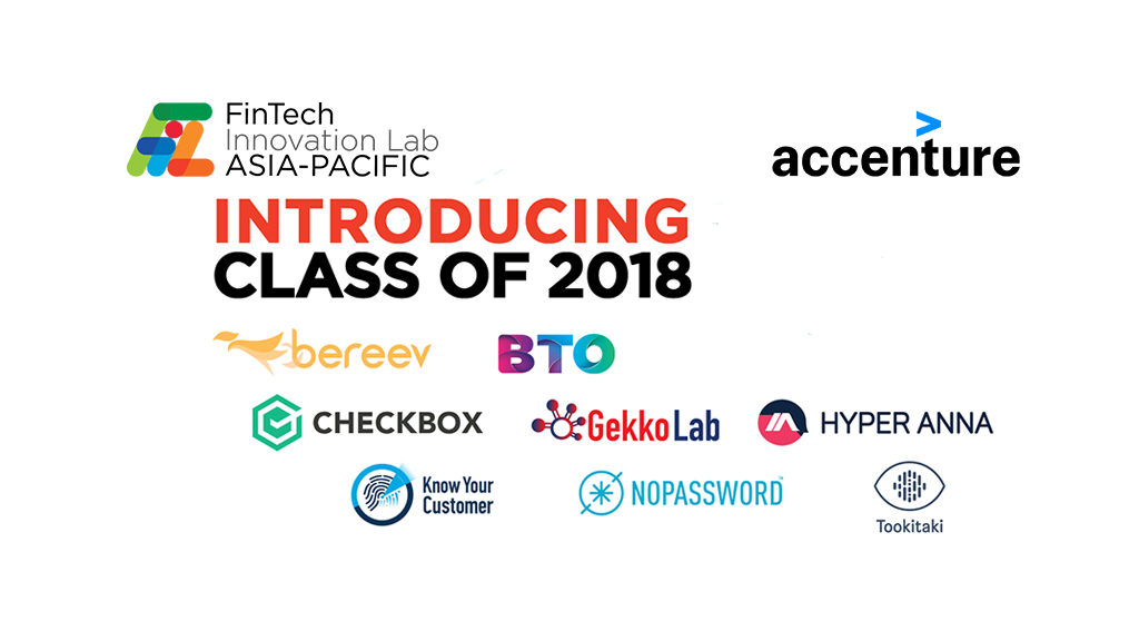 Accenture 2018 FinTech Innovation Lab Asia-Pacific