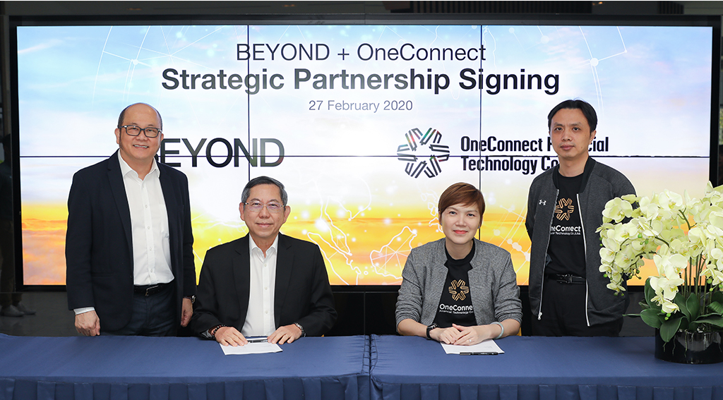 BEYOND Selects NYSE-Listed OneConnect Financial Technology As Strategic Tech Partner In Bid For Singapore Digital Full Bank License