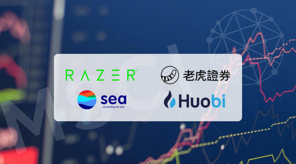 UP Fintech, Huobi Technology, Sea, Razer Included in MSCI Global Indexes